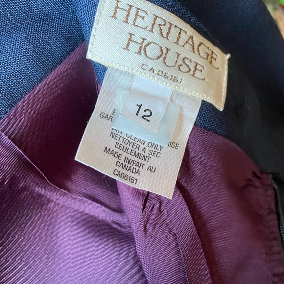 VINTAGE HERITAGE HOUSE 100%VISCOSE PENCIL-SKIRT Sz 12 - Picture 4 of 12